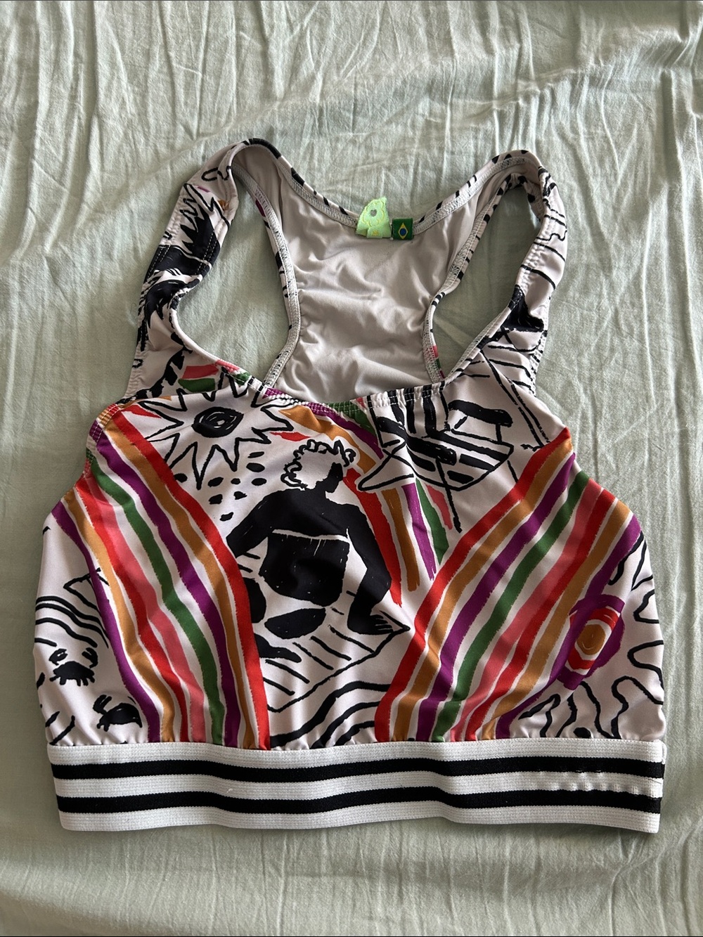 Farm Rio Brasil Graphic Sports Bra
